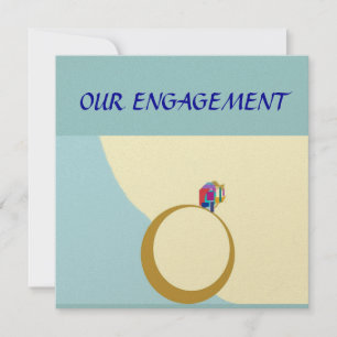 Our Engagement>Zazzle custom card