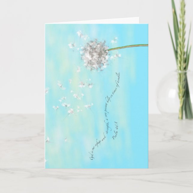 Our ever present help, sympathy/get well Card (Front)