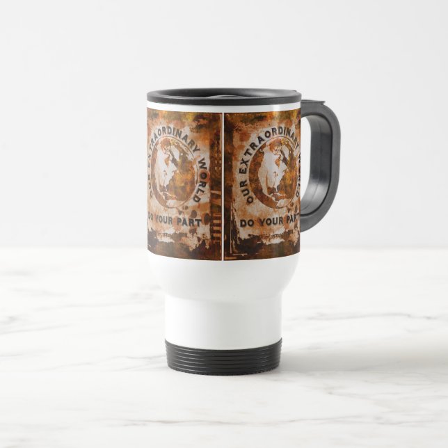 Our Extraordinary World Travel Mug (Front Right)