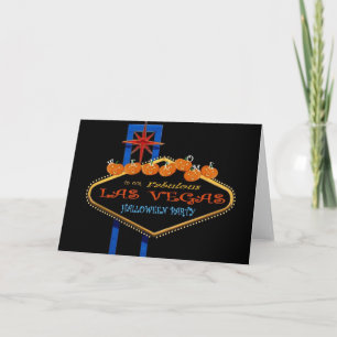 Our Fabulous Las Vegas Halloween Party Card