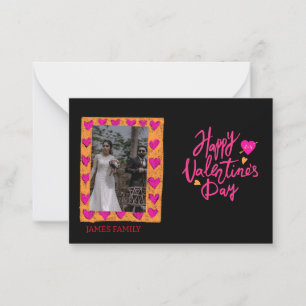 Our Family A Valentine's Love Story" Card