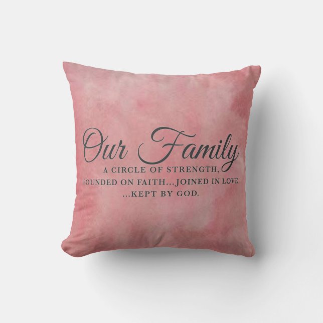 Our Family Cushion (Front)