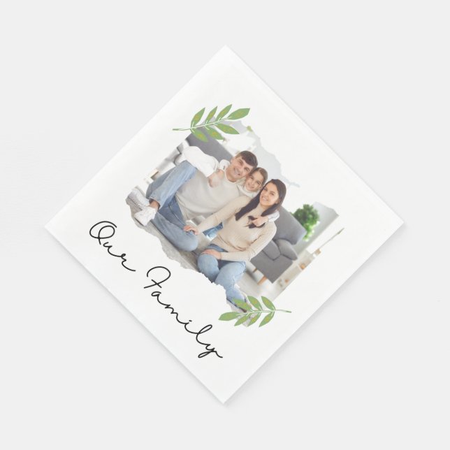 Our Family Paper Napkin (Corner)