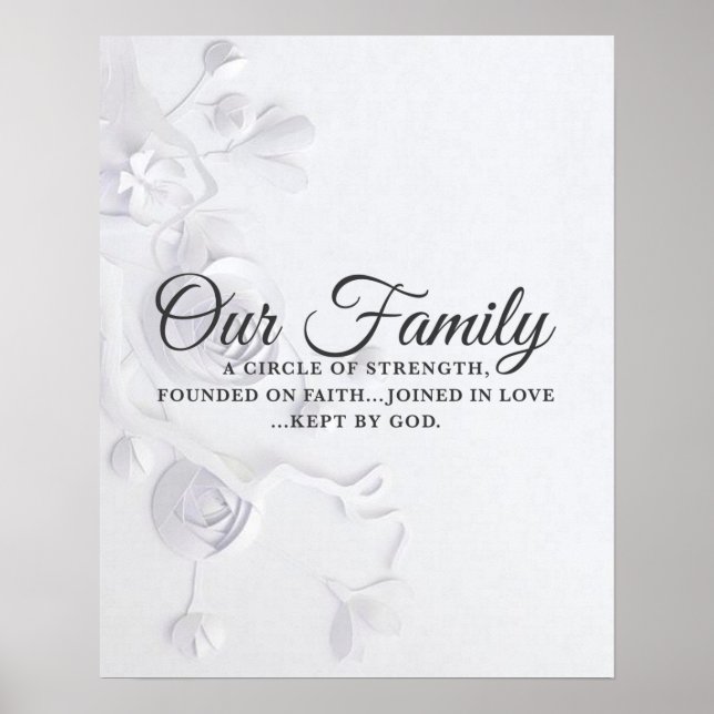 Our Family Poster (Front)