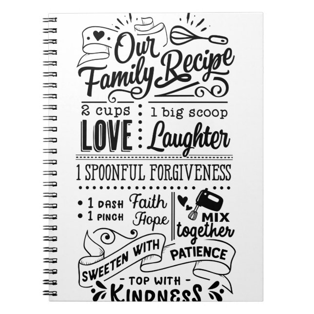 Our Family Recipe Notebook (Front)