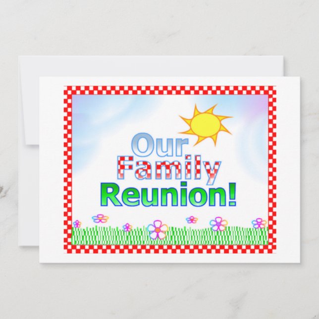 Our Family Reunion Invitation (Front)