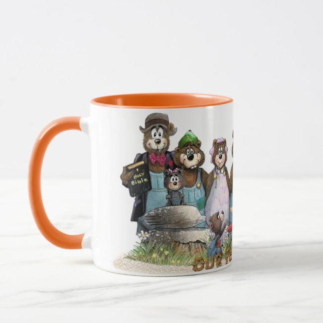 Our Family Rocks Country Bear Mug (Left)