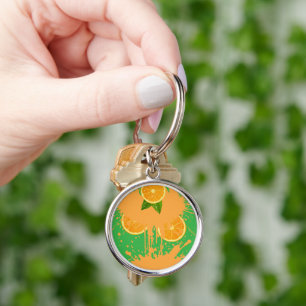 Our Family Roots Tree of Life Canvas Art Key Ring