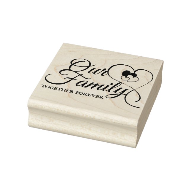 Our Family Rubber Stamp (Stamp)
