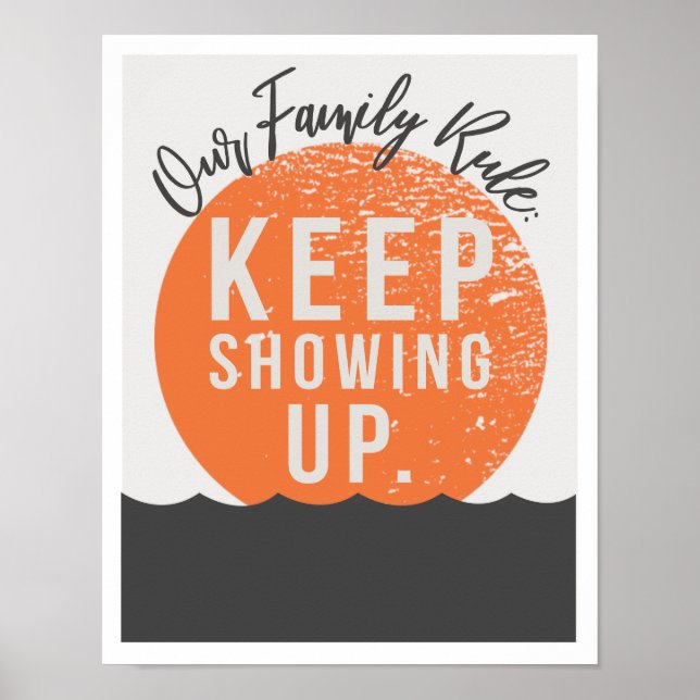 Our Family Rule 11"x14" Art Print (Front)