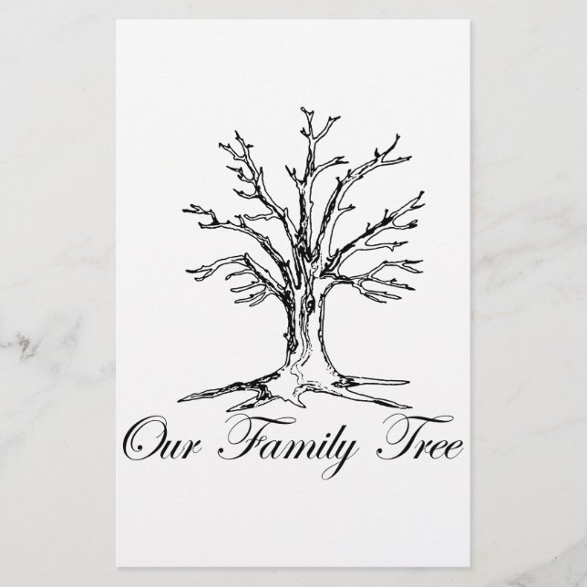 Our Family Tree Stationery (Front)