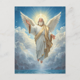 Our Father Funeral Prayer Postcard