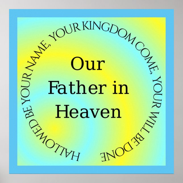 OUR FATHER IN HEAVEN POSTER (Front)