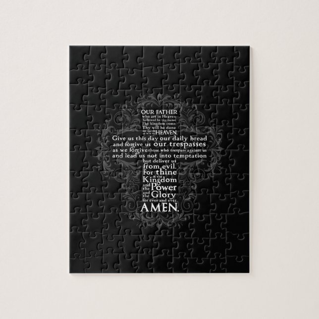 “Our Father” “Lord’s Prayer” “Christian Gift Jesus Jigsaw Puzzle (Vertical)
