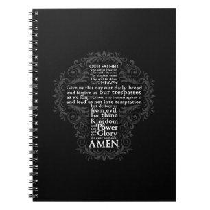 “Our Father” “Lord’s Prayer” “Christian Gift Jesus Notebook
