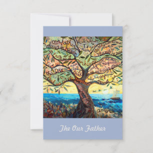 Our Father (Lord's Prayer) 3.5x5" Prayer Card
