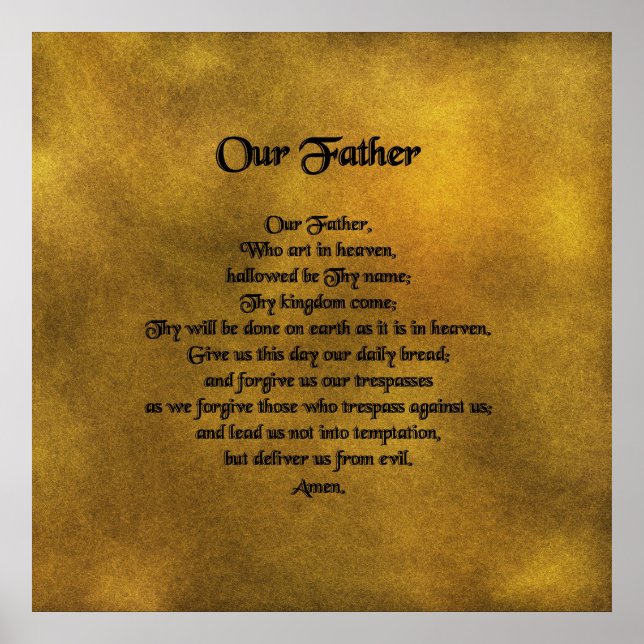 Our Father Poster (Front)