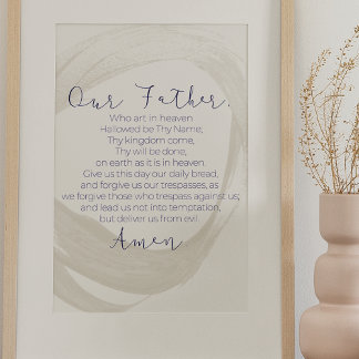 Our Father, The Lord's Prayer Wall art