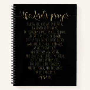 Our Father Who Art In Heaven, The Lord's Prayer Notebook