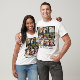 Our Favourite Memories Custom Modern Family Pictur T-Shirt