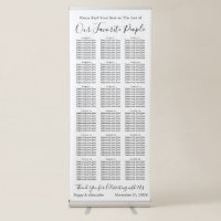 Our Favourite People 180 Guests Seating Chart