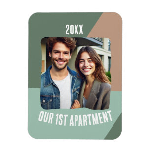Our First Apartment Personalised Photo Magnet