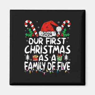Our First Christmas As A Family Of Five 2024 For N Magnet