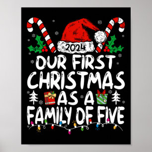 Our First Christmas As A Family Of Five 2024 For N Poster