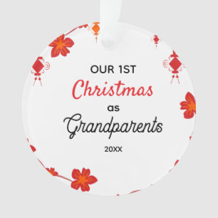 Our First Christmas as Grandparents Ornament