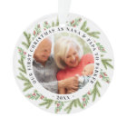 Our First Christmas as Grandparents Photo Greenery