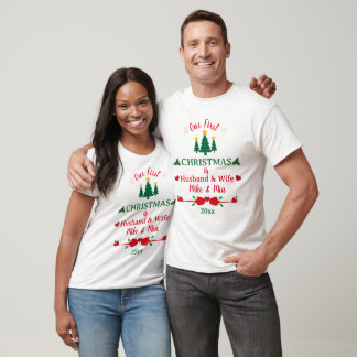 Our First Christmas As Husband & Wife Unisex T-Shirt