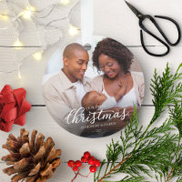 Our First Christmas as Mom and Dad Family Photo