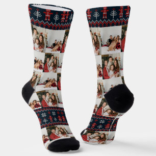 Our First Christmas as Mr and Mrs Newlywed Photo Socks