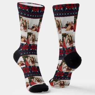 Our First Christmas as Mr and Mrs Newlywed Photo Socks