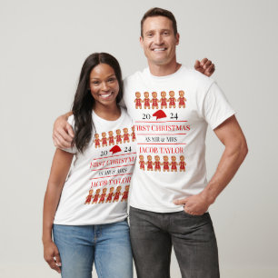 Our First Christmas as Mr. and Mrs. Newlywed   T-Shirt
