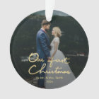 Our First Christmas as Mr and Mrs Wedding Photo