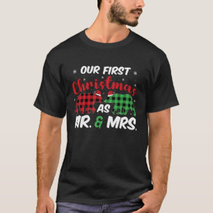 Our First Christmas As Mr & Mrs 2026 Newlywed Matc T-Shirt