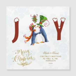 Our First Christmas As Mr. & Mrs.Cute Penguins
