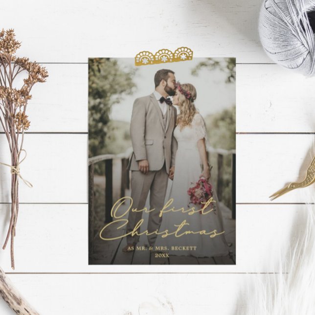 Our First Christmas As Mr. & Mrs. Photo Holiday (Creator Uploaded)