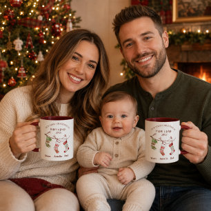 Our First Christmas as Mum and Dad Personalised Mug