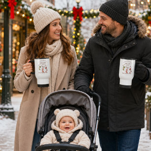 Our First Christmas as Mum and Dad Personalised Travel Mug