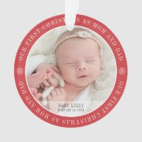 Our First Christmas As Mum & Dad Modern Two Photo