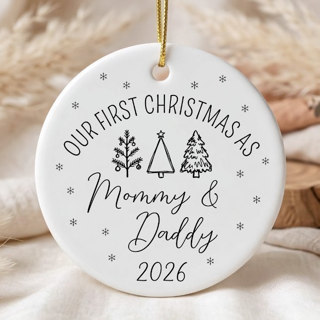 Our First Christmas As Mummy and Daddy Ceramic Tree Decoration (Creator Uploaded)