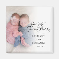 Our First Christmas Baby Twins Photo Names Year