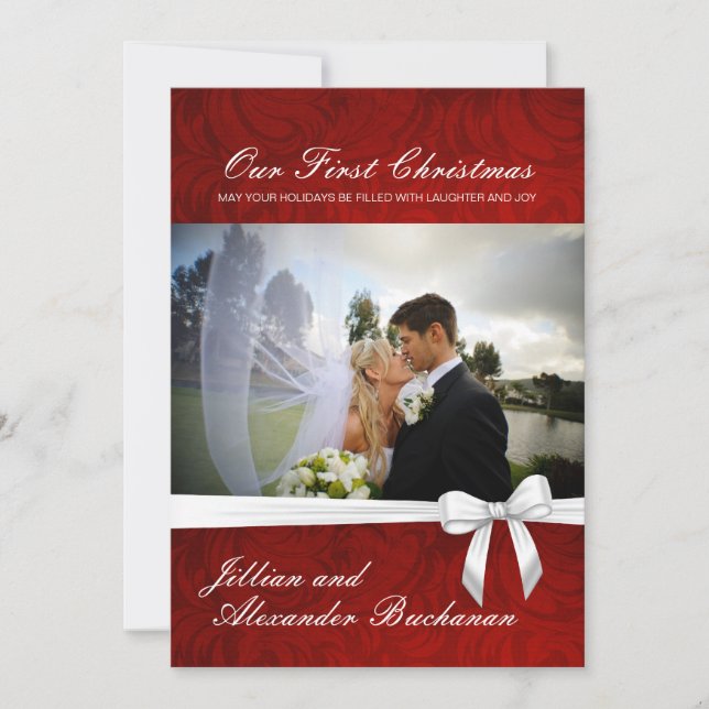 Our First Christmas Cards invitations (Front)