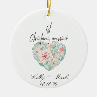 Our First Christmas Ceramic Tree Decoration