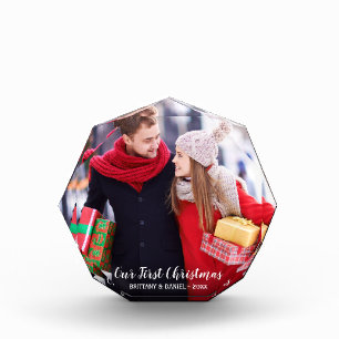Our First Christmas Couple Photo Block O