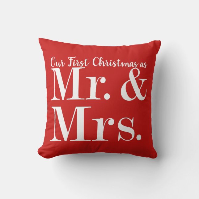 Our First Christmas Cushion (Front)