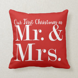 Our First Christmas Cushion