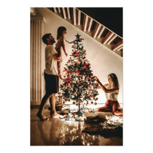 Our First Christmas Engaged 2024 Wedding  Photo Print